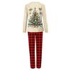 Christmas Prints Family Matching Long Sleeve Tops+Pants Set Family Matching Sets