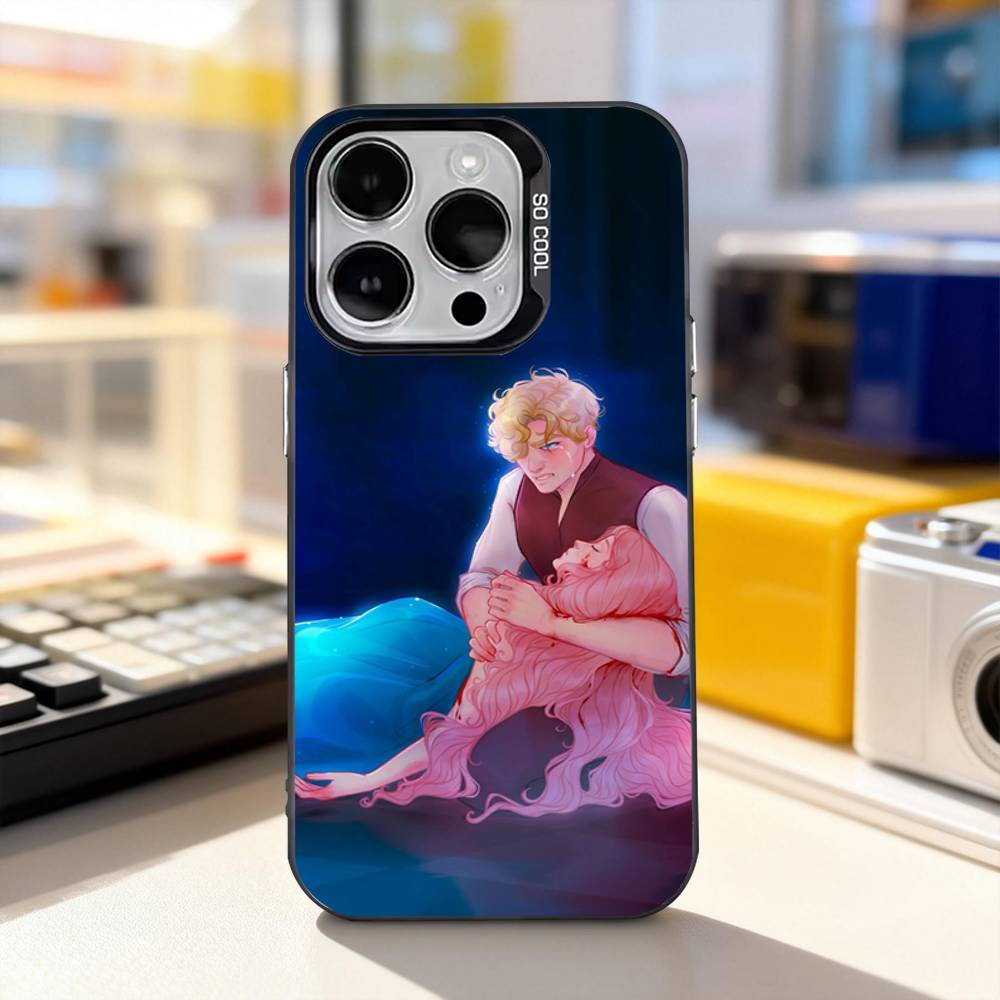 Once U-Upon a B-Broken Heart Phone Case For iPhone 11,12,13,14,15,16,17,Pro,Max,Plus,E,Air,Mini IMD Matte Black