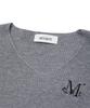 Mucent Madol V-Neck Crop Ribbed Knit (3 Colors)