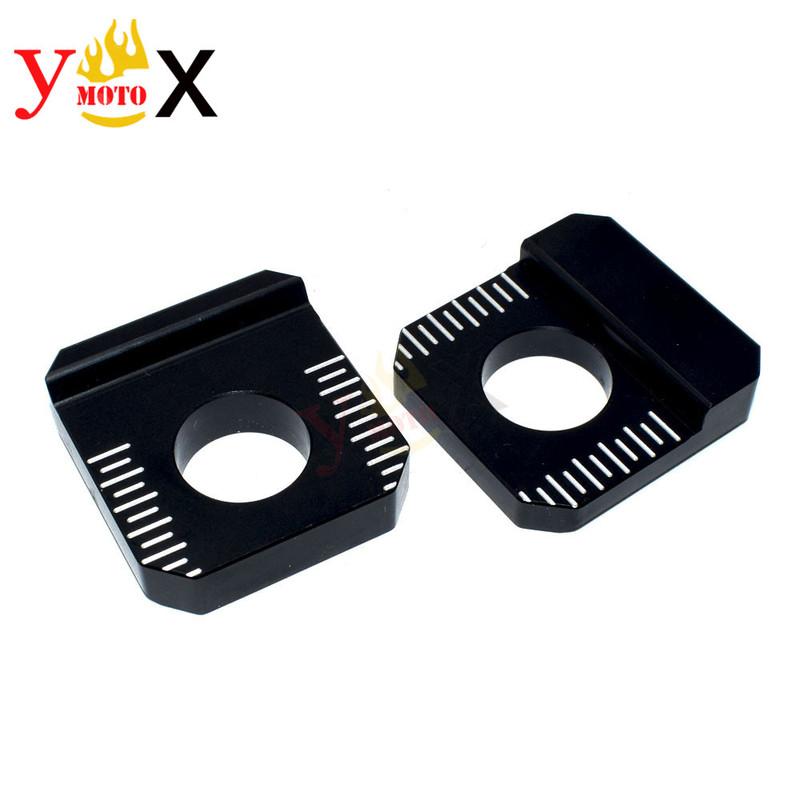 Tenere 700 Motorcycle CNC Rear Axle Blocks Chain Adjuster For Yamaha TENERE700 2019-2021