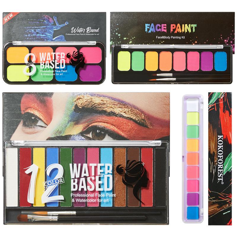 Children's Water-Soluble Face Paints for Halloween/Christmas and Stage Performances