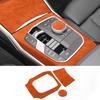 For BMW 3er G20 G21 G28 Center Console Panel and Knob Cover Trim Frame Sticker Made of Alcantara Car Interior Custom Accessories