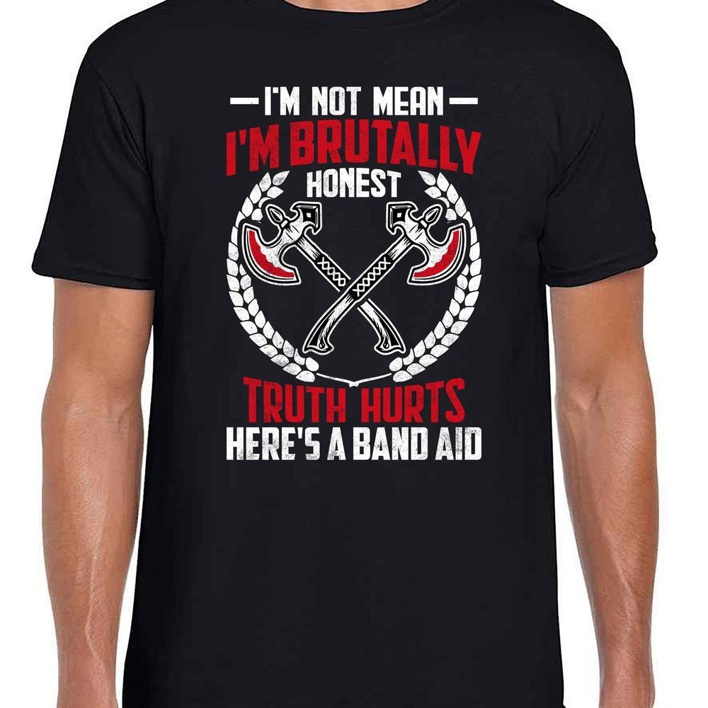 26 Забавных Крутых Футболка с Викингом / I&039;m не злой Я&039;m До предела честно , здесь&039;s a band Унисекс Футболка XL