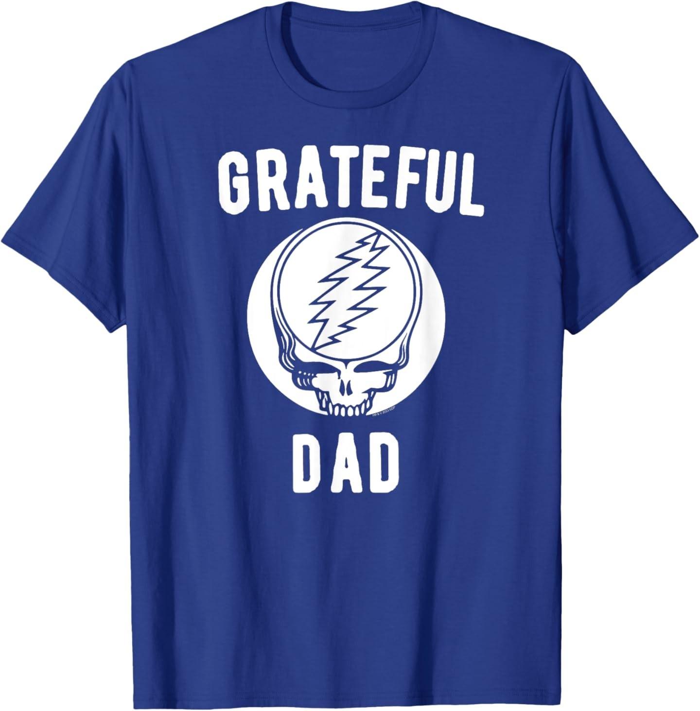 Grateful Dead Grateful Dad Футболка с принтом для папы на День отца 3XL