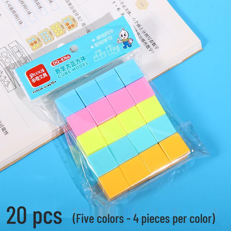 Duoqi 2cm Math Teaching Cubes for Primary Students