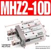 VOSTE MHZ2-10D Precision Finger Air Cylinder Parallel Gripper