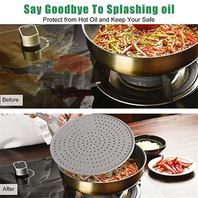 Coperchio Padella Antiaderente per Olio e Grasso Coperchio Antispruzzo a Prova di Olio Tappetino Protettivo per Frittura