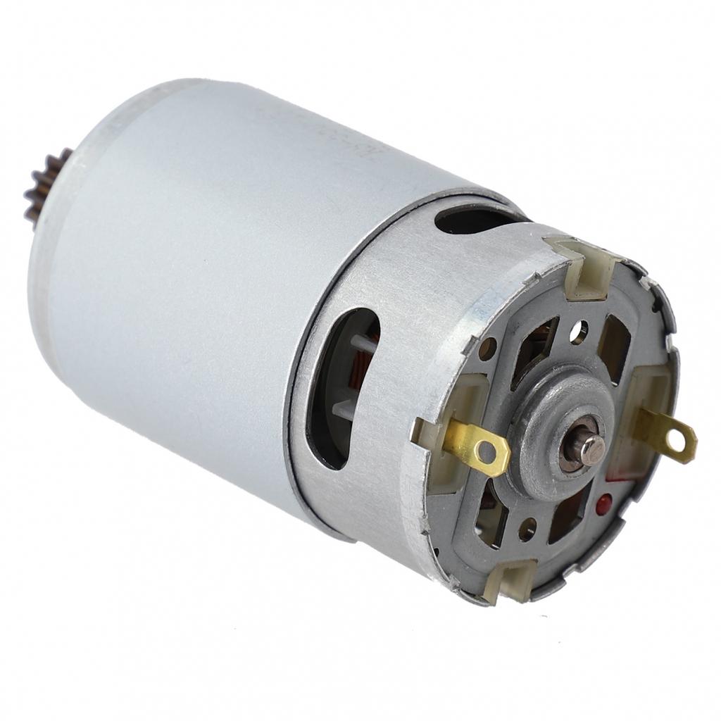 1 Pcs Motor 10mm Gear Diameter 18 V Silver & Black