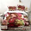 Digimon 3pc Set Perfect for Bedroom Use Comfortable Bedding Set Includes a Duvet Cover and Two Pillowcases Ideal Birthday or Christmas Gift