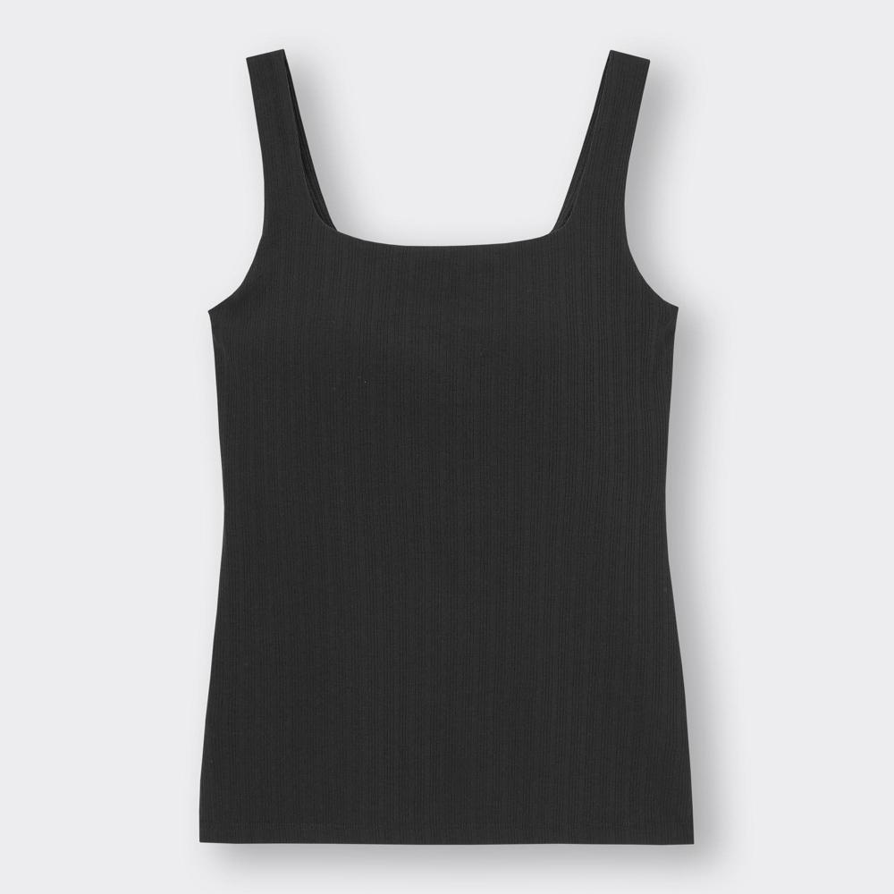 

Майка с квадратным вырезом и бюстгальтером GU by Uniqlo