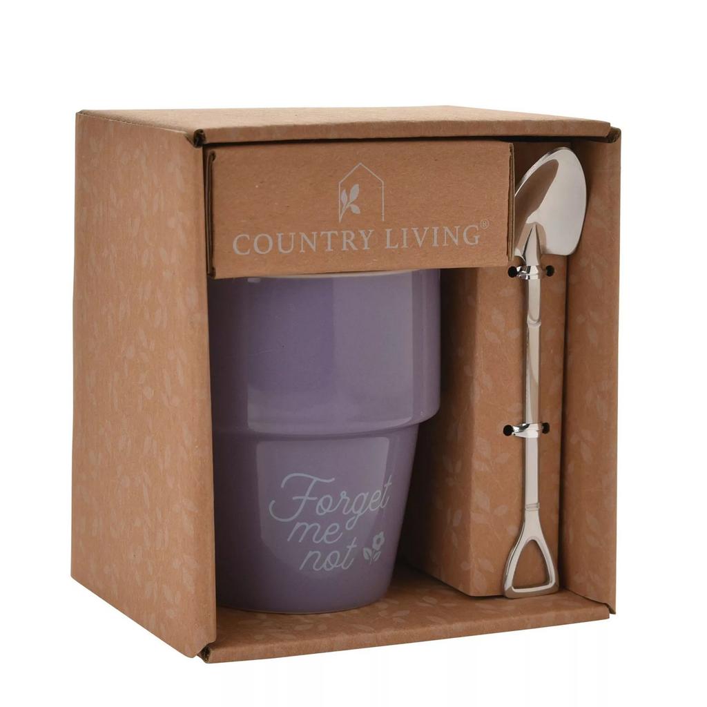 Country Living Forget Me Not Gardening Mug Set