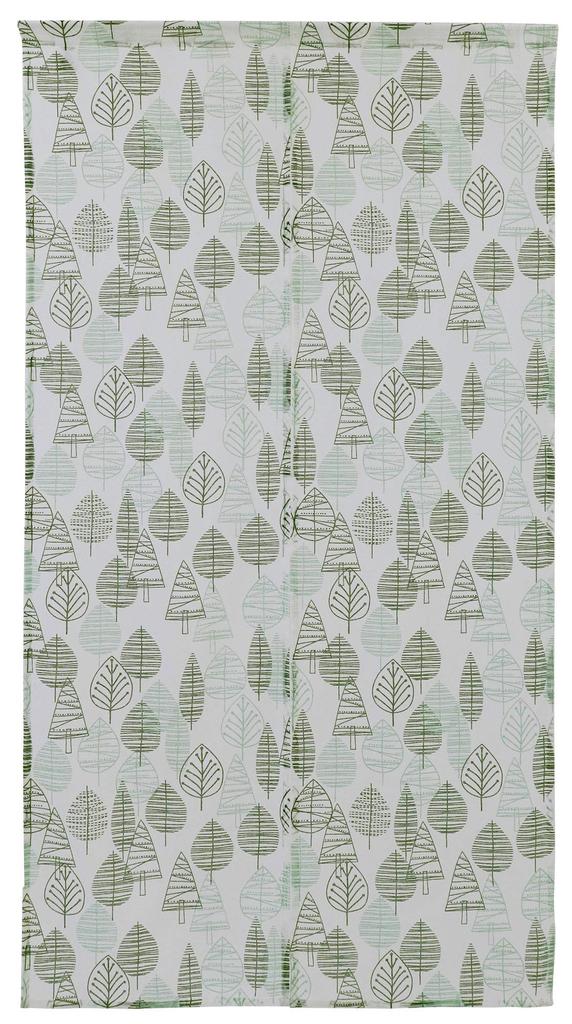 Sunny day fabric Nordic Leaf Tree 85cm wide x 150cm Scandinavian cotton & Curtain, long, design, 100%