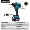 45000 obr./min 1000 W Bezprzewodowa dmuchawa do kurzu Inflator Odkurzacz Dmuchawa wielofunkcyjna Zabawka Pistolet do pompowania z 2 szt. akumulatorów 29800 mAh