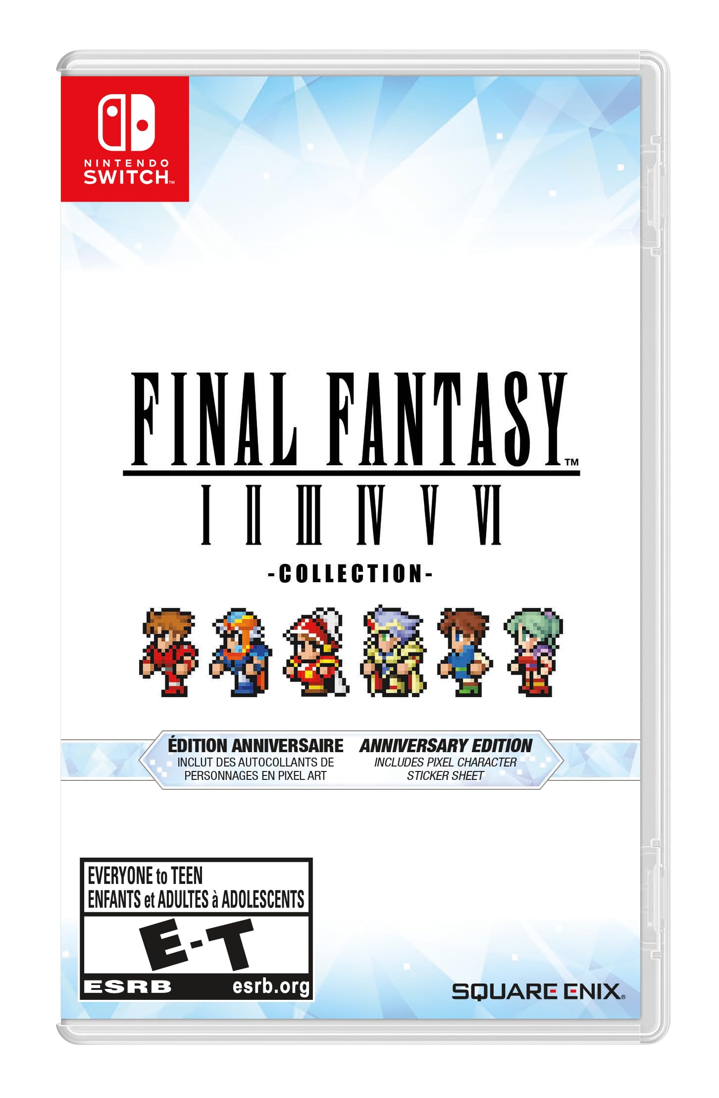 Final Fantasy Collection Anniversary Edition Северный коммутатор I-Vi (Импорт Америки) – красный
