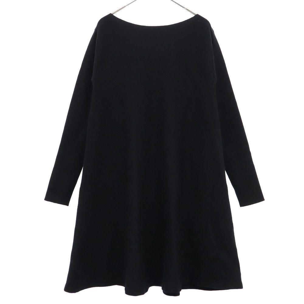 ROBERTO COLLINA made in Italy Long sleeve knit one piece S black Women Used
