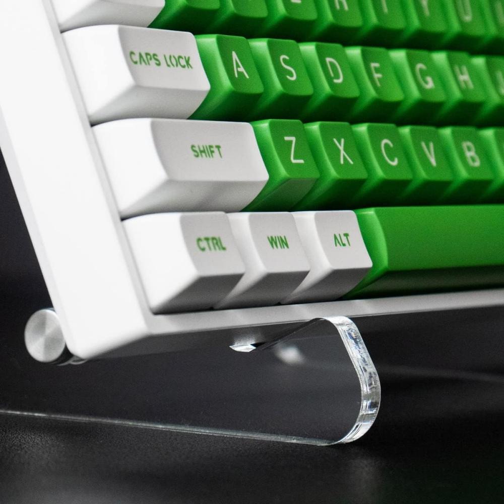 YX003-1 Transparent Gaming Keyboard Acrylic Holder Rack Home Office Keyboard Desktop Display Stand