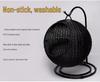 Cozy Rattan Cat Hanging Basket - Washable, Semi-Enclosed, All-Season Cat Bed for Winter Warmth