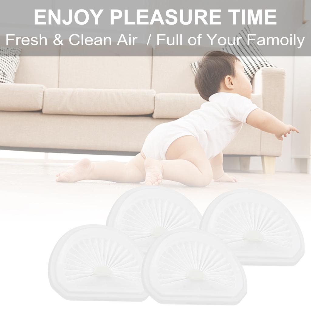 4pcs VLPF10 Monolithic  Type Vacuum Cleaner Filter, Replacement Filter Cartridge