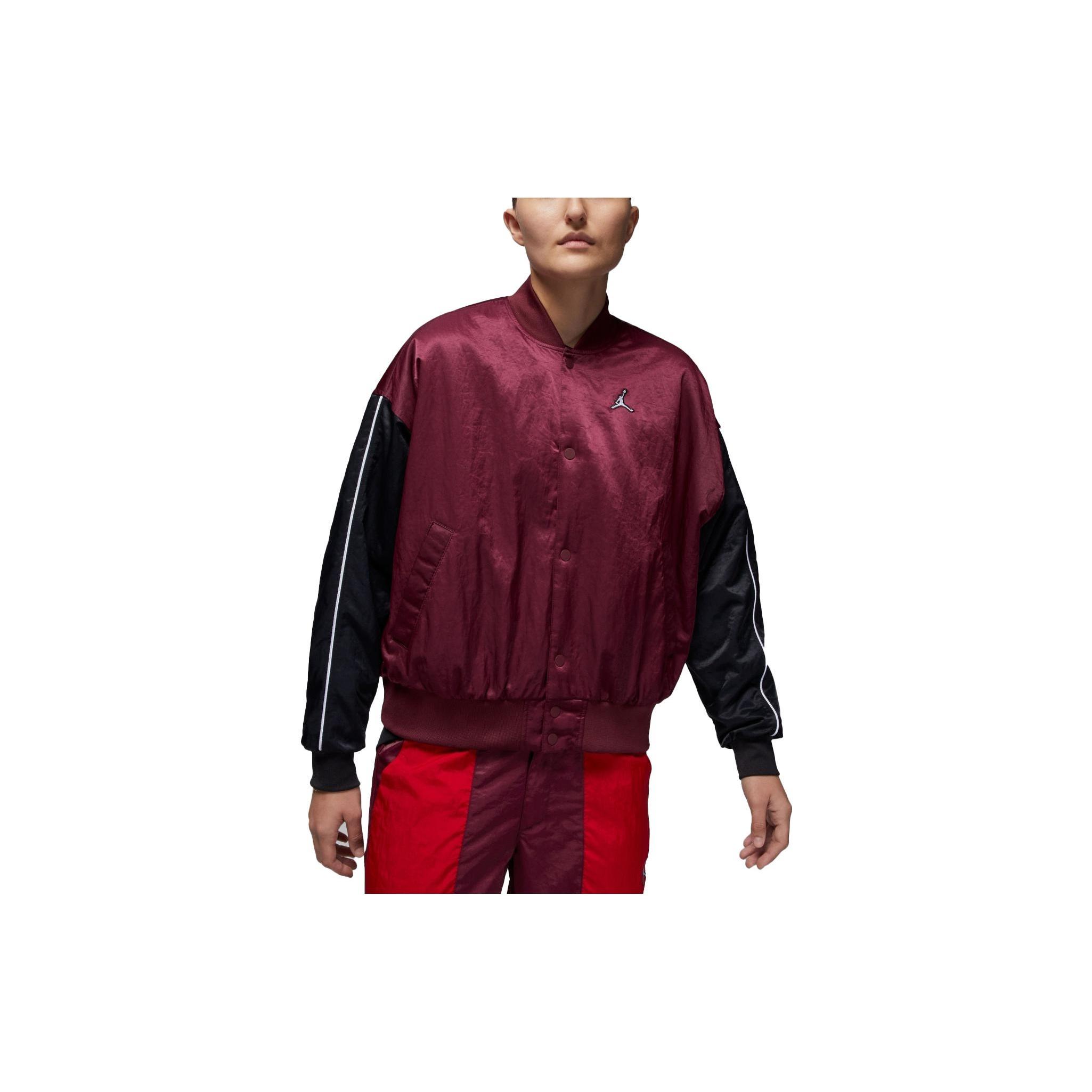 (WMNS) Air Jordan Flight Renegade Jacket Cherrywood Red Women s DV1414-645 S
