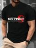 Cyberdyne Systems Skynet Men's Graphic T-Shirt Soft Moisture-Wicking Cotton Shirt All-Season Casual Formal Wear Clothing