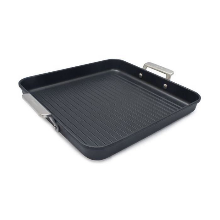 Grill carré - Valira - Aire - Fonte d'aluminium - 28 x 28 cm - Antiadhésif multicouches