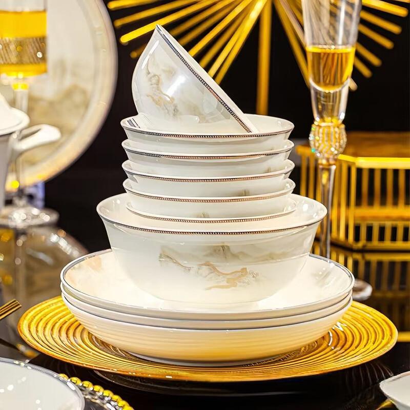 Набор керамической посуды Wutuo, 56 предметов