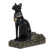 Exotic Themed Wine Rack With Bastet Anubis Statue Design Ancient Egyptian God Resin Kitchen Decors For Wine Enthusiasts