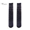Long Socks 1 Pair Women Thin See-through Solid Color Lolita Heart Print Match Uniform Elastic Comfortable JK Style Calf Cosplay Supplies