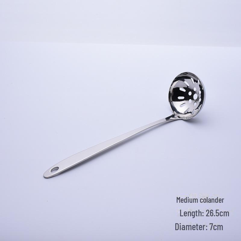 Exquisite Series Long Handle Stainless Steel Soup and Colander Spoon