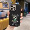Phone Case: 2D Flat Design Suitable for iPhone 18 17 16 15 14 13 Pro Protective Case, Couple Style, Broken Black Doll, Christmas and Halloween Gift