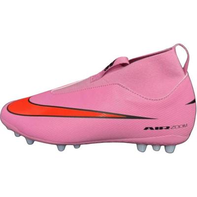 Mercurial Vapor 16 Bequeme Rutschfeste Stoßdämpfende Langlebige Mid-Top Kinderfußballschuhe Leuchtend Rosa Kinderfußballschuhe FQ8308-600