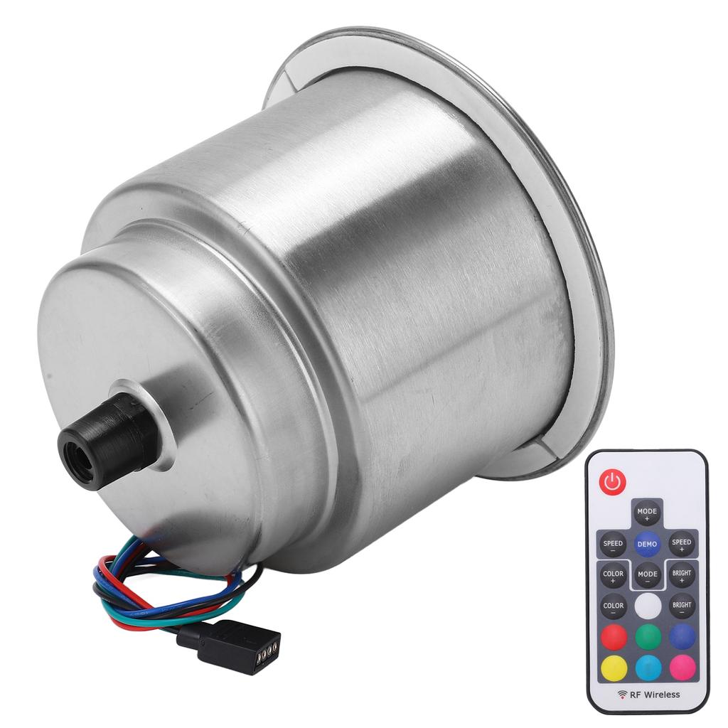 Boat Cup Drink Holder Stainless Steel Marine RGB Cup Holder Rack with Remote Control for Yacht RV Truck