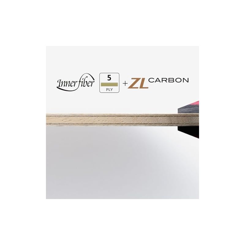 Butterfly Apollonia ZLC AN 36832 Table Tennis Shakehand Lacket, Blade Size: 157 x 150mm