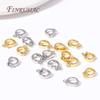 18K Gold Plated Bails For Pendant,Hinged Necklace Enhancer,Necklace Bail,Charms Clasps Connector For Jewelry Making Accessories