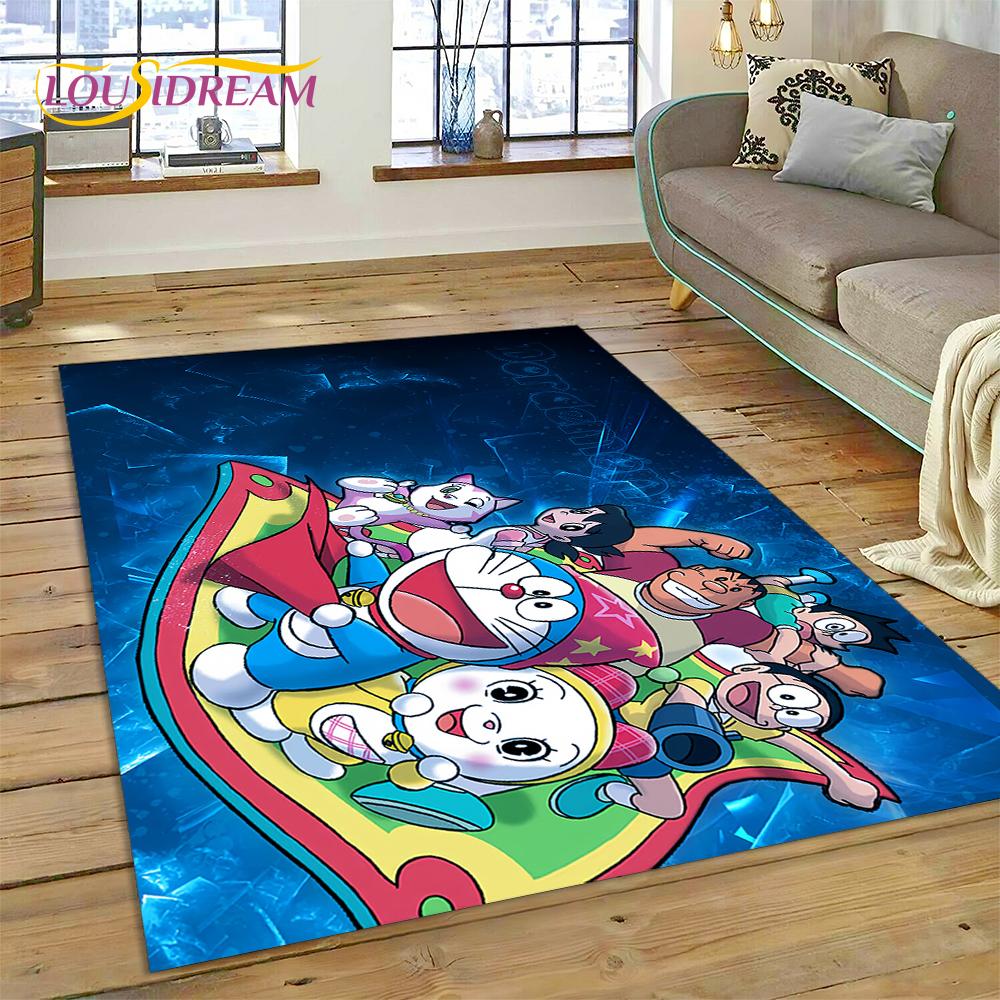 3D Cartoon Dream D-Doraemon Anime Rug Carpet for Living Room Bedroom Home Decor,Floor Mat Non-slip Decoration for Sofa Doormat