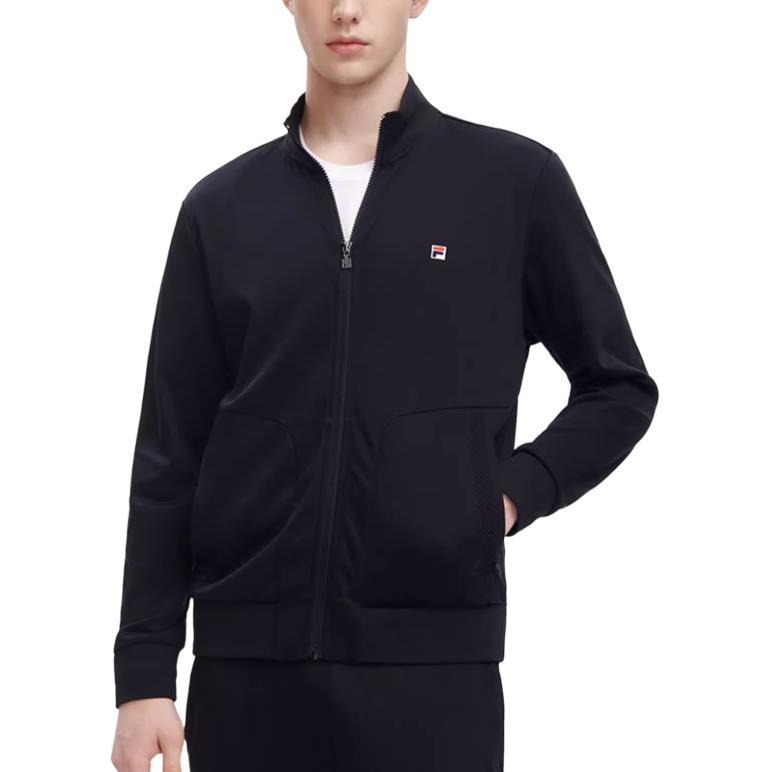 FILA Jackets Men's Jet Black Stand Collar Moderate Other F11M328501F-BK