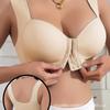 Women Front Closure Wide Strap Integrated Push Up Comfort Bra Underwear