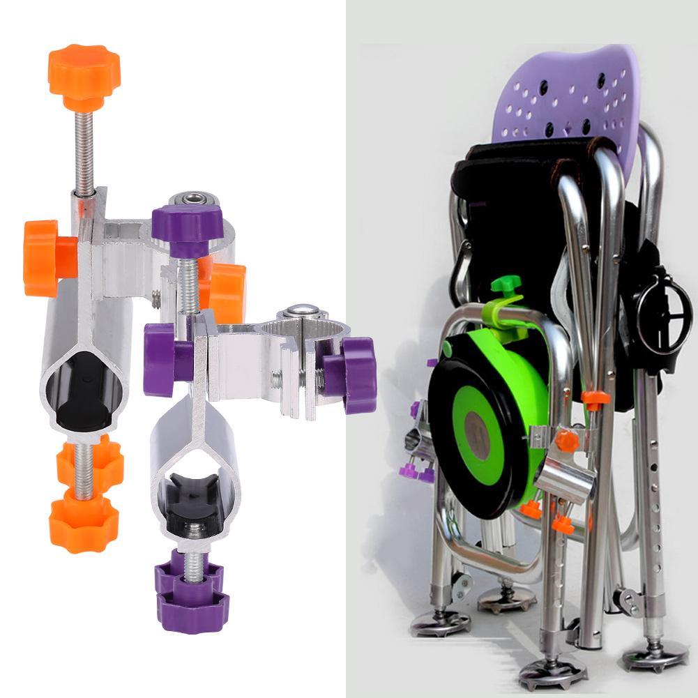 Durable Aluminum Alloy Fishing Rod Pole Holder Chair Clamp Bracket Tackle Accessory