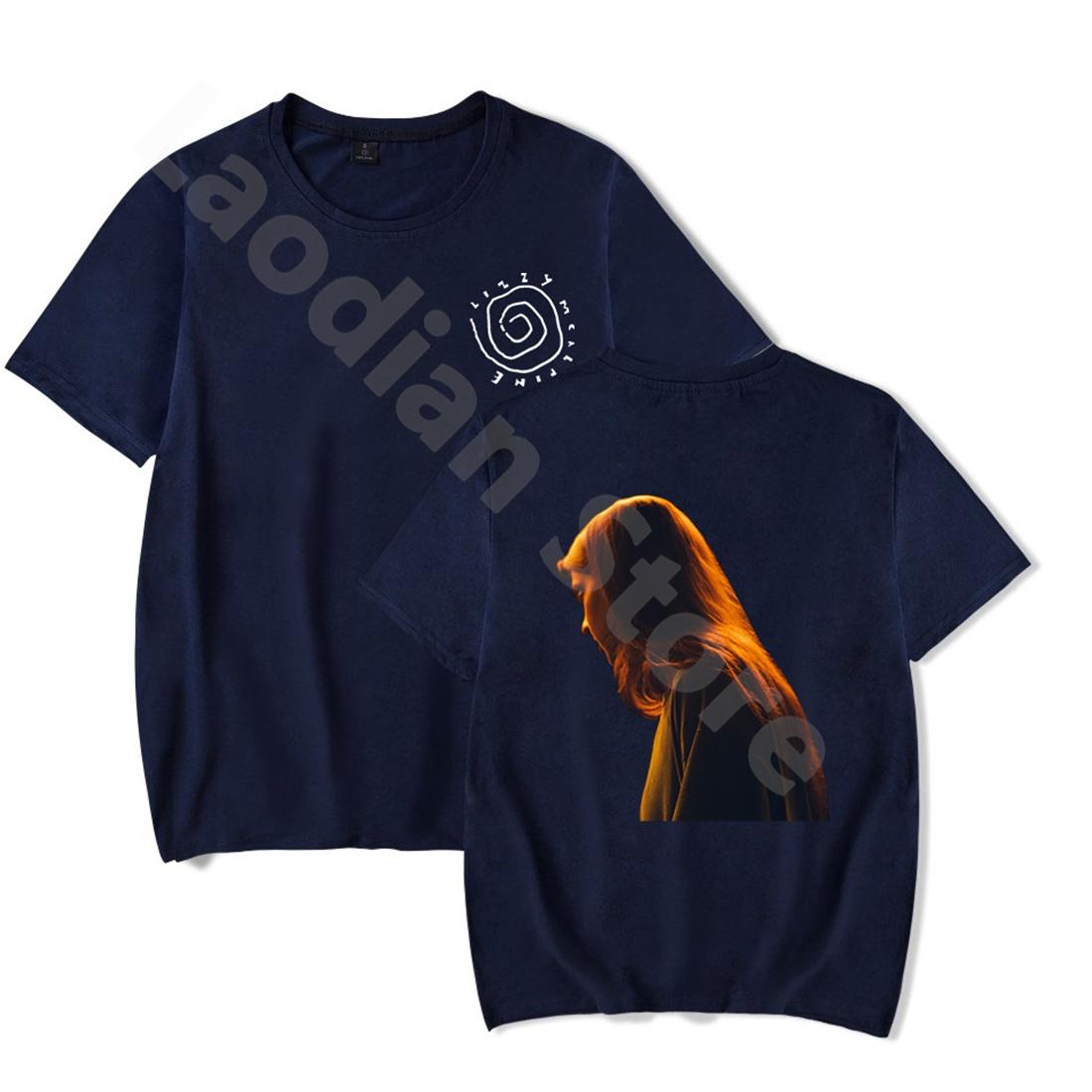 

Lizzy McAlpine Pushing It Down and Praying Tshirt Fashion Short Sleeve Tshirt Unisex Womens Crewneck Tee Shirt Casual Tops Tees S