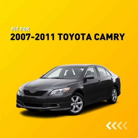 Console Lid Center Armrest Cover Fit 2007 08-2011 Toyota Camry Gray Leather Skin