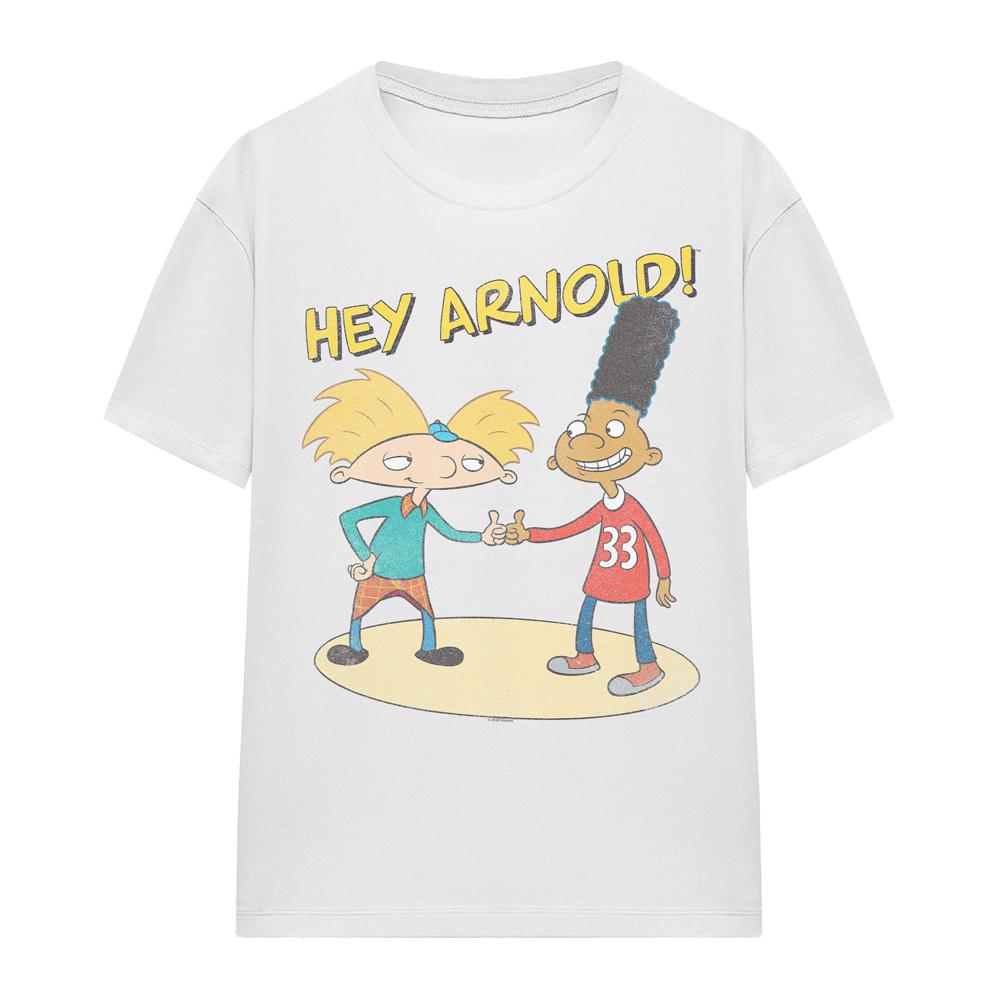 Hey Arnold! Unisex Adult Arnold & Gerald T-Shirt