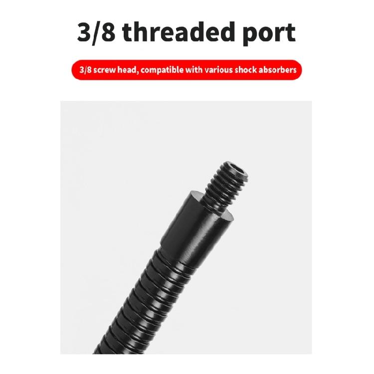 Asta di Estensione da 3/8" per Treppiedi di Supporto Microfoni, Estensore Regolabile a 360 Gradi da 18 cm Accessorio per Fotografia e Registrazione