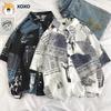 Women's Casual Button Up Lapel Short Sleeved Shirt T-shirt