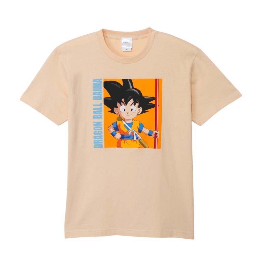 Small Planet Dragon Ball DAIMA Son Goku Size L T-shirt (Mini) Front,