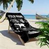Custom Name Wu-Tang Clan Print Beach Towel, Large Soft Quick Dry Towel for Beach Camping Swimming