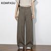Pantaloni Casual Larghi da Donna in Misto Lyocell KOMPASU