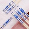 Blue and White Porcelain Printed Disposable Chopsticks