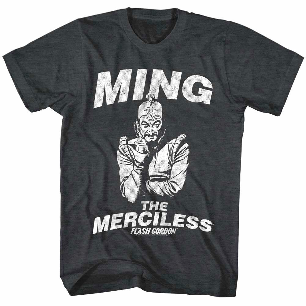 Flash Gordon Ming the Merciless Mens T Shirt Vintage Evil Villain Comic Book Top L