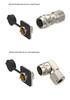 Zhonglian CM10 IP67 Aviation Plug with Dust Cap for 2/10-core Connector Socket