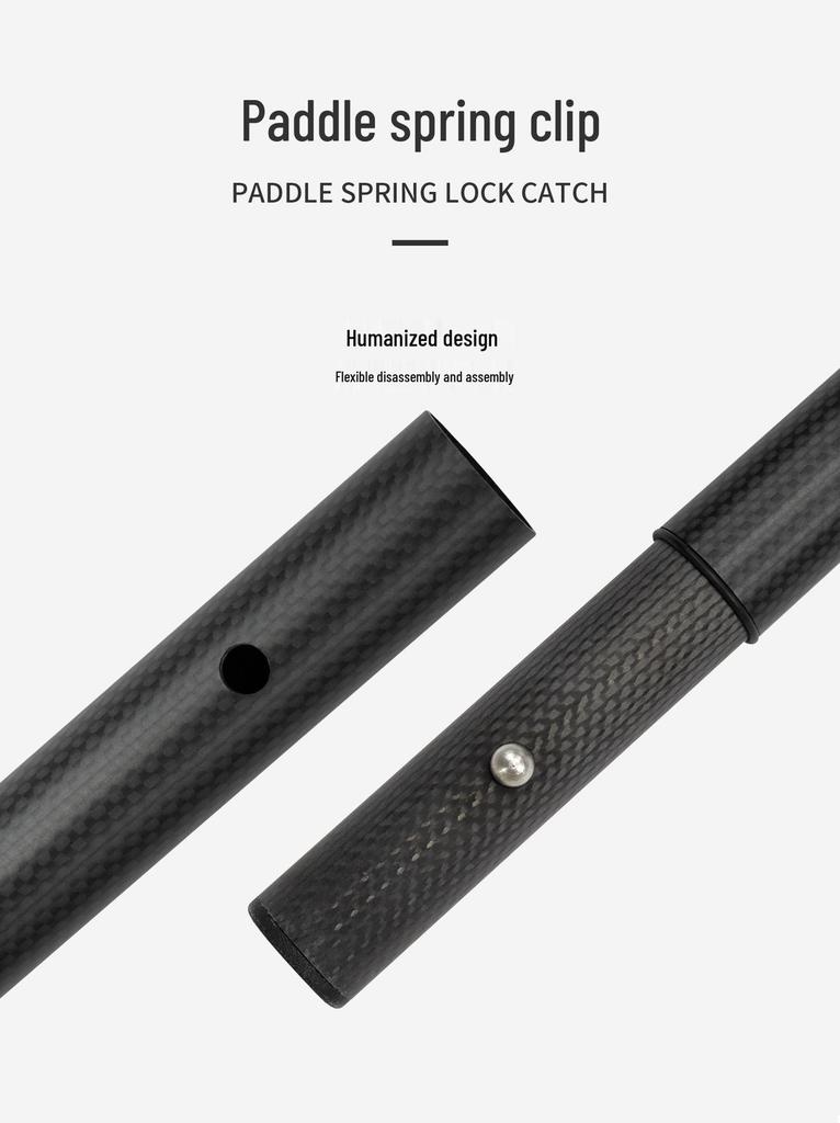 KOETSU Inflatable Paddleboard & Kayak Paddle, Carbon Pattern, Single/Double Head, Versatile Design